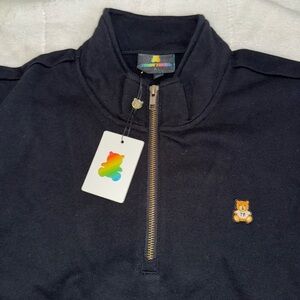 Teddy Fresh Black Quarter-Zip Pullover